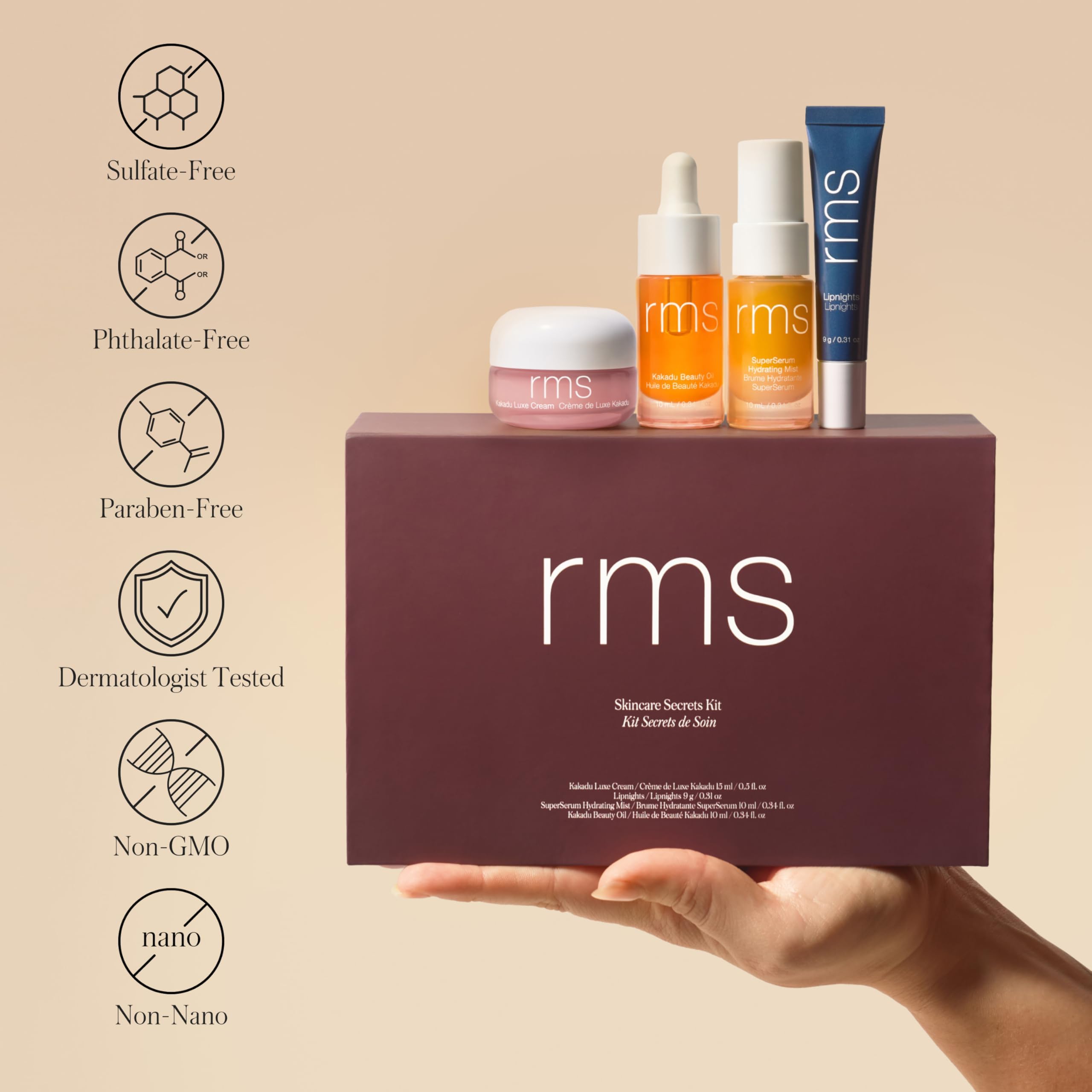 Amazon.com: RMS Beauty Skincare Secrets Kit - 4-Piece Vitamin C